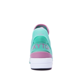 Supra Mens SKYTOP V High Top Shoes Mint/Rose/White | US-93109